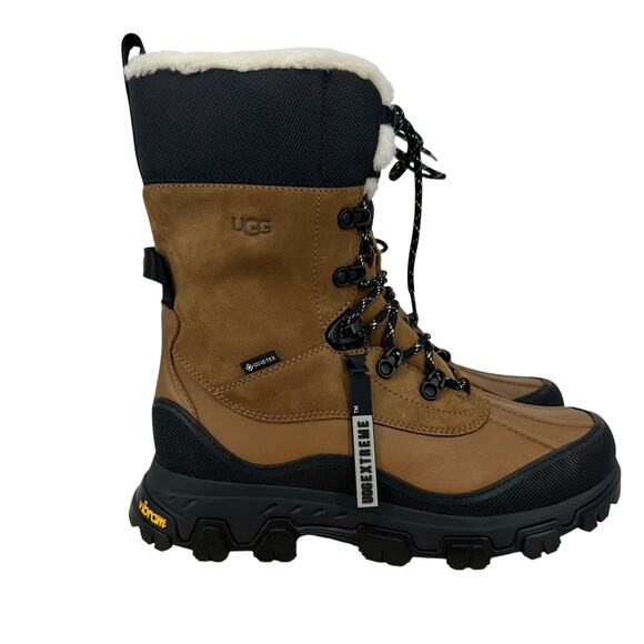 UGG Womens 9 Adirondack Meridian Boots Chestnut Gore-Tex Vibram Sole Winter $450 - Picture 1 of 13